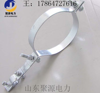 热镀锌材质电缆保护管抱箍U型子母抱箍山东专业生产厂家