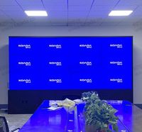 柯华达 液晶拼接屏49寸3.5mm高清无缝拼接屏安防监控会议室拼接大屏幕